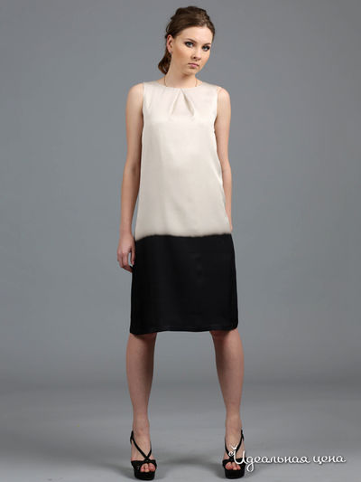 Платье ЭНСО, цвет черный, серый