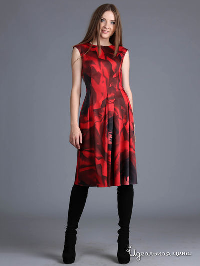 Платье ЭНСО, цвет красный