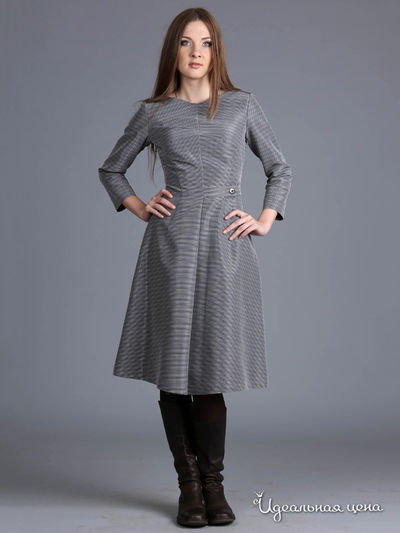 Платье ЭНСО, цвет серый