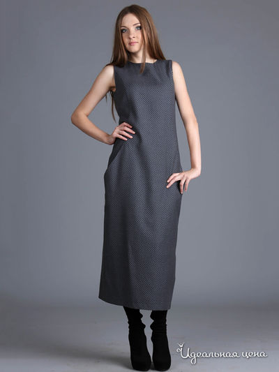 Платье ЭНСО, цвет серый