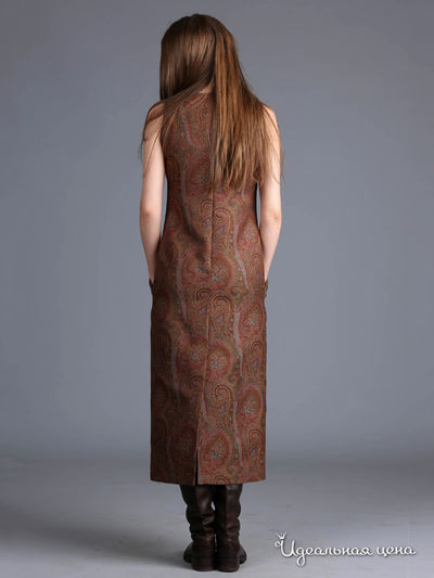 Платье ЭНСО, цвет коричневый