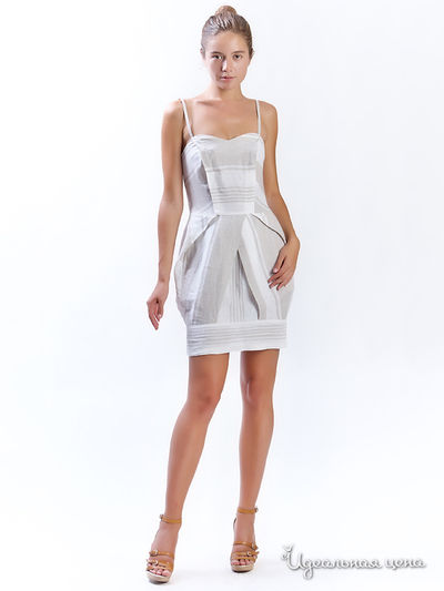 Сарафан M.A.K.K.O., цвет бежевый