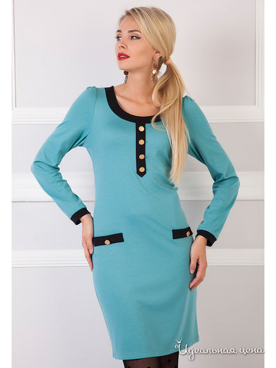 Платье Aquarel, цвет бирюзовый