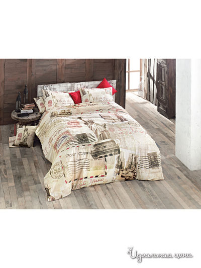 Комплект постельного белья 1,5 спальный Issimo, цвет бежевый