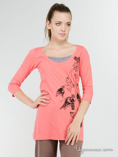 Туника Brioso, цвет коралловый