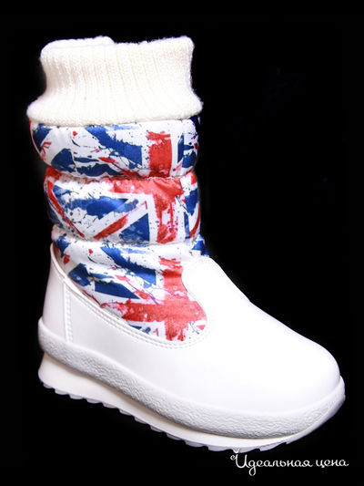 Сапоги Alaska Originale, цвет белый, синий, красный