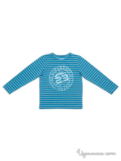 Лонгслив PlayToday, цвет голубой, серый