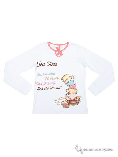 Пижама S’COOL!, цвет белый, розовый