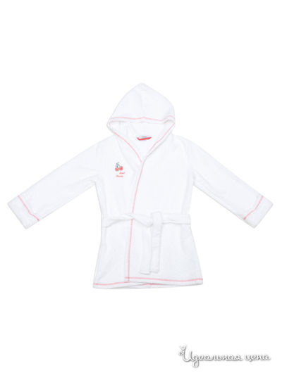 Халат S’COOL!, цвет белый, розовый