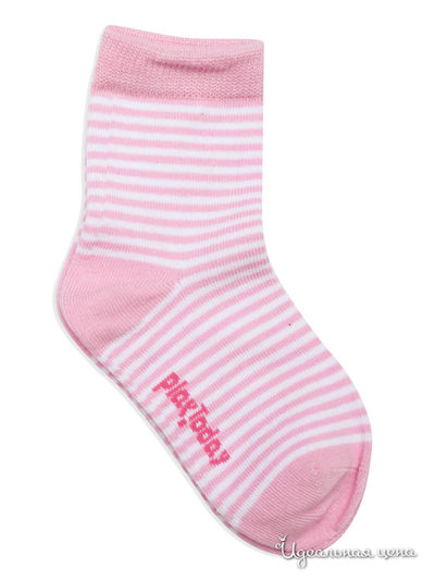 Носки PlayToday, цвет белый, розовый