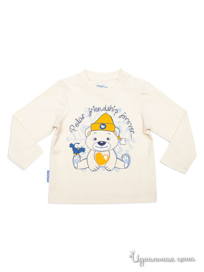 Лонгслив PlayToday, цвет бежевый