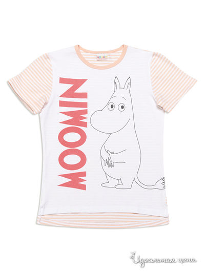 Пижама S’COOL!, цвет белый, персиковый