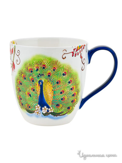 Кружка, 700 мл Elff Decor, цвет белый, синий