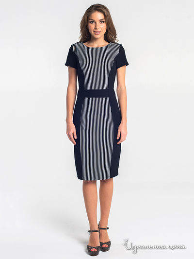 Платье LuAnn, цвет белый, темно-синий