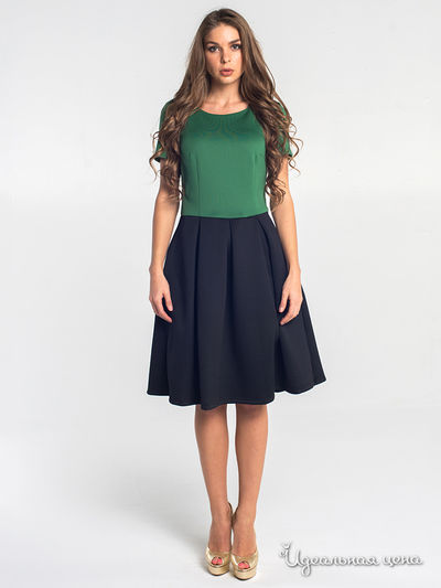 Платье LuAnn, цвет зеленый, черный