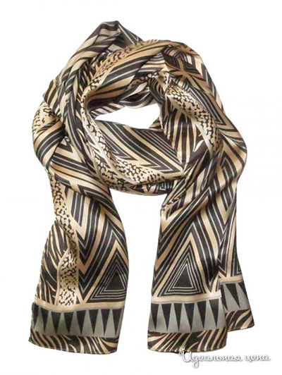 Палантин Passigatti, цвет бежевый, черный