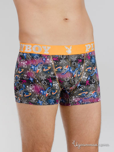 Трусы Playboy, цвет мультиколор
