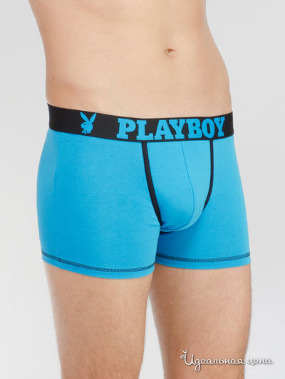 Трусы Playboy, цвет бирюзовый