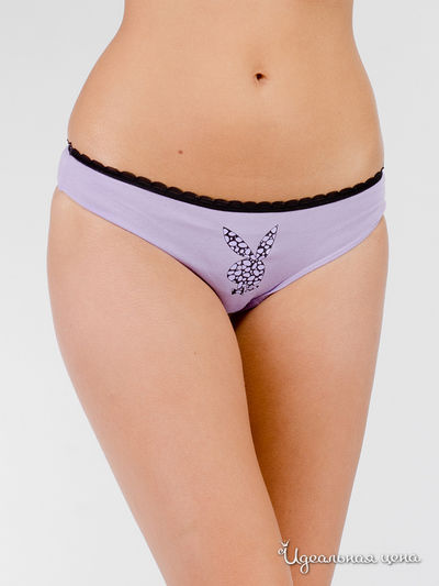 Трусы-стринги 2 шт. Playboy, цвет фиолетовый