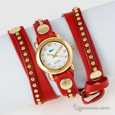 Часы La Mer, цвет цвет красный / белый