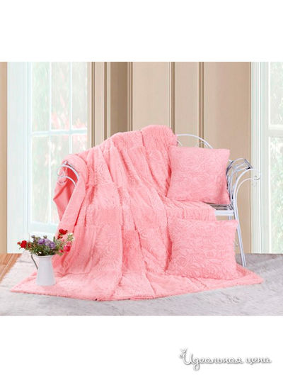 Плед 220х240 см Kazanov.A., цвет светло-розовый