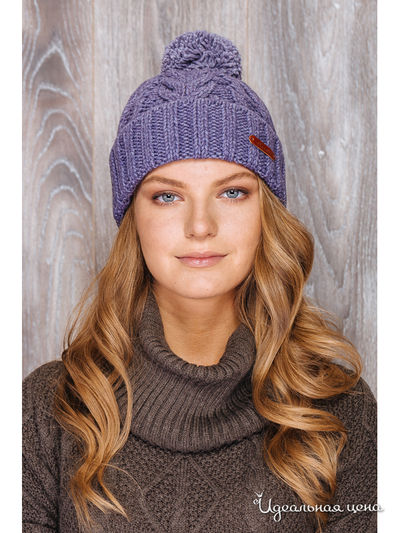 Шапка Noryalli, цвет темно-сиреневый