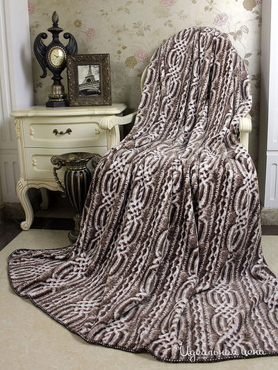 Плед 160х220 см Kazanov.A., цвет бежевый, коричневый