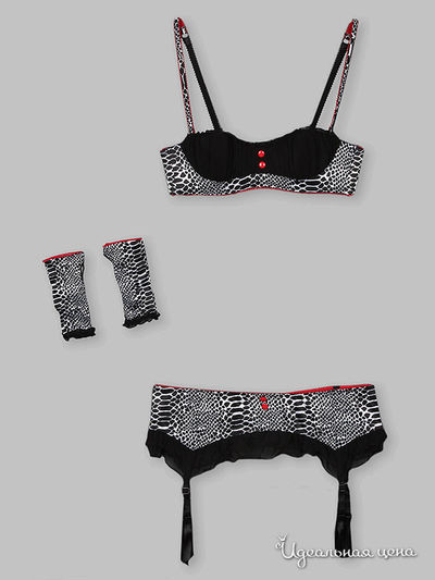 Комплект Oh La La Cheri, цвет черный, белый, красный