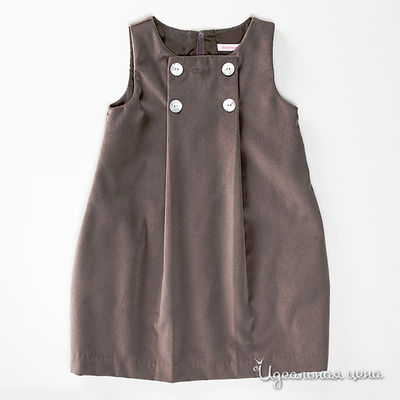 Сарафан Petit Patapon, цвет цвет шоколадный