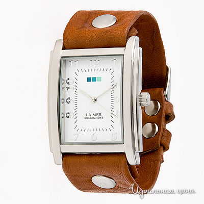 Часы La Mer, цвет цвет серебро / коричневый