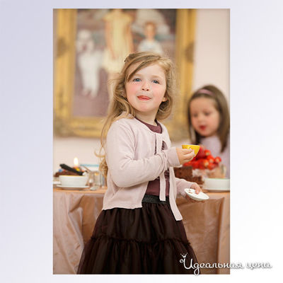 Джемпер Petit Patapon для девочки, цвет розовый, рост 94-156 см