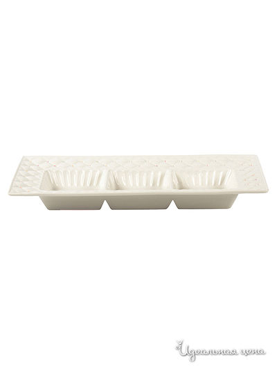 Менажница Elff Decor, цвет молочный