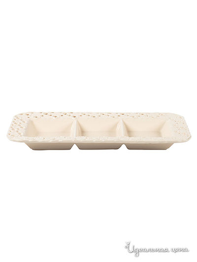 Менажница Elff Decor, цвет молочный