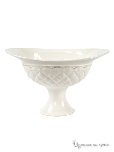 Ваза для фруктов Elff Decor, цвет молочный