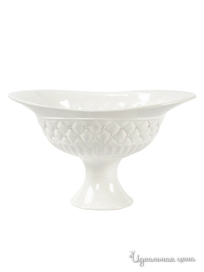 Ваза для фруктов Elff Decor, цвет молочный