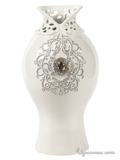 Ваза для цветов Elff Decor, цвет молочный