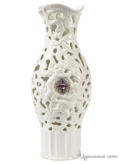 Ваза для цветов Elff Decor, цвет молочный