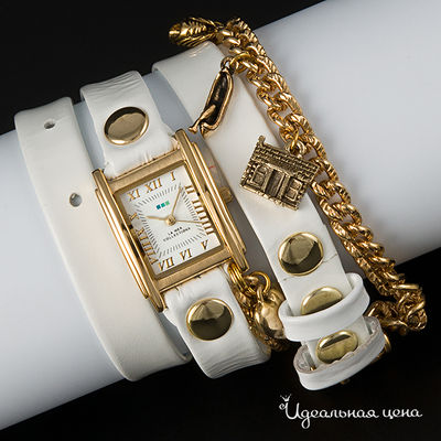 Часы La Mer, цвет цвет белый / золото