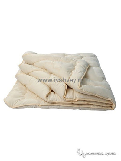 Одеяло, 140x205 см ИвШвейСтандарт, цвет кремовый