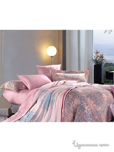Комплект постельного белья Евро Shinning Star, цвет жемчуг