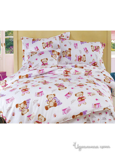 Комплект постельного белья Подростковый Shinning Star, цвет белый