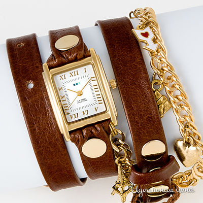 Часы La Mer, цвет цвет золото / коричневый