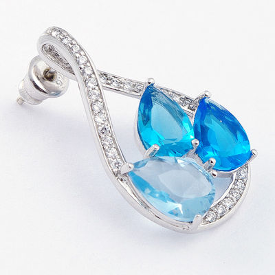 Серьги Silver City