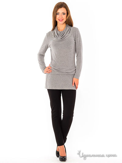 Туника S & A Style, цвет светло-серый