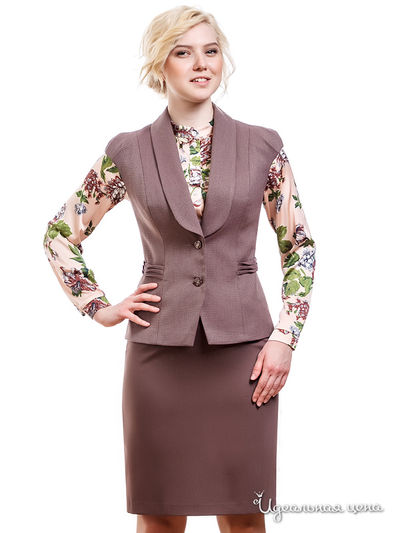 Жилет Laura Marelli, цвет светло-коричневый