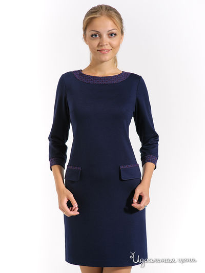 Платье Laura Marelli, цвет темно-синий