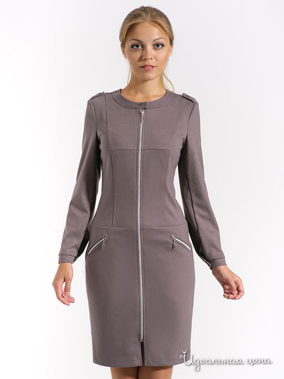 Платье Laura Marelli, цвет коричневый