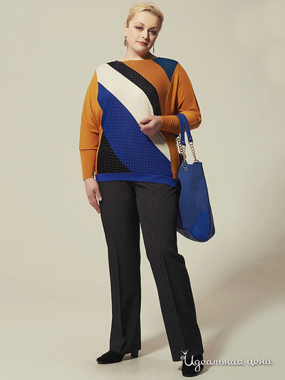 Брюки Valeria Lux, цвет серый