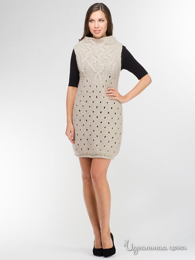 Платье Benetton, цвет серый