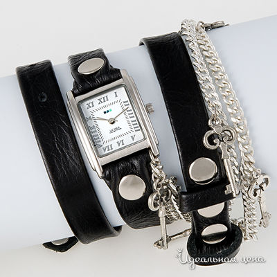 Часы La Mer женские, цвет черный / серебро